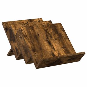 vidaXL Tidningshylla R&ouml;kt ek 53 x 40 x 28,5 cm Konstruerat tr&auml;