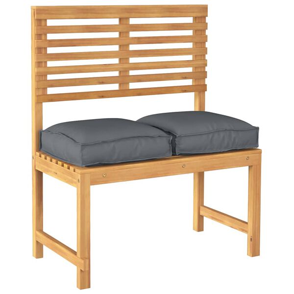 vidaXL Kudde 2 pcs Antracit 40 x 40 x 8 cm Oxford Tyg