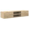 vidaXL Tr&auml;sk&aring;p 150 x 39 x 30 cm Sonoma-ek Konstruerat tr&auml;