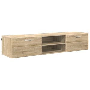 vidaXL Tr&auml;sk&aring;p 150 x 39 x 30 cm Sonoma-ek Konstruerat tr&auml;