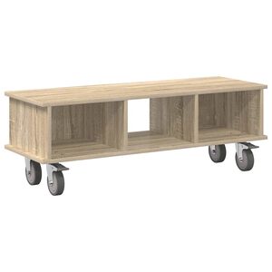 vidaXL TV-b&auml;nk 100 x 35 x 35 cm Sonoma-ek Konstruerat tr&auml;