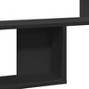 vidaXL Vägghylla svart 100x15x70 cm konstruerat trä