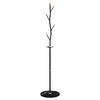 vidaXL Kl&auml;dh&auml;ngare svart 177 cm pulverlackerat j&auml;rn