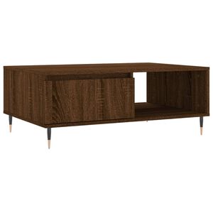 vidaXL Soffbord brun ek 90x60x35 cm konstruerat tr&auml;