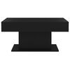 vidaXL Soffbord svart 96x50x45 cm konstruerat trä