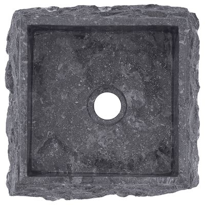 vidaXL Handfat grå 30x30x13 cm marmor