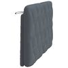 vidaXL Headboard Cushion Dark Grey 140 cm Velvet