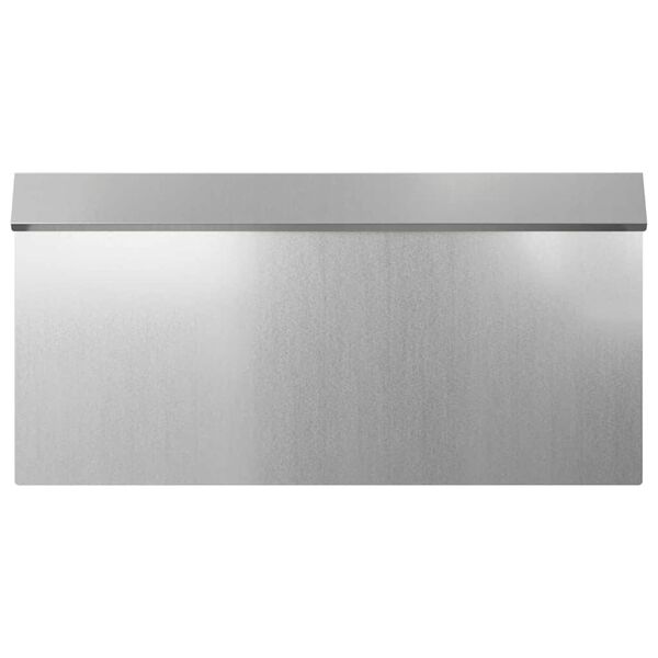 vidaXL Snigelfence 4 pcs Silver 50 x 3,5 x 25 cm Galvaniserat St&aring;l