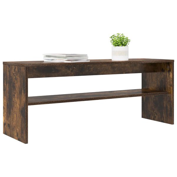 vidaXL TV-sk&aring;p R&ouml;kt ek 100 x 30 x 40 cm Konstruerat tr&auml;