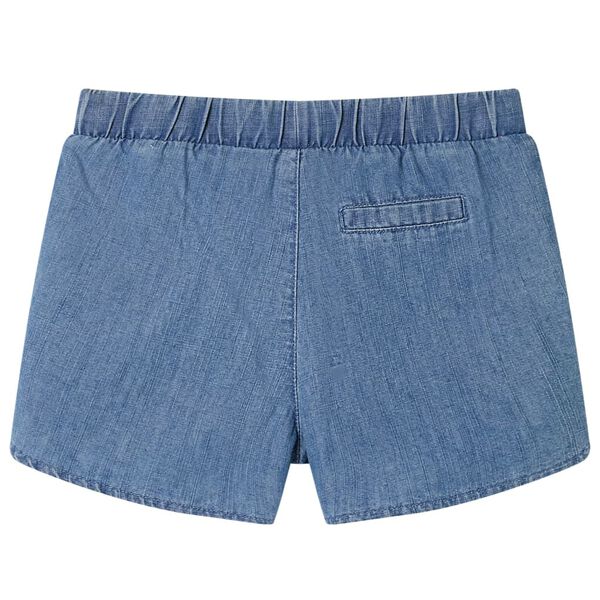 Barnshorts denimblå 128