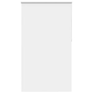 vidaXL Rullgardin m&ouml;rkl&auml;ggningsvit 140x230 cm tyg bredd 136,6 cm