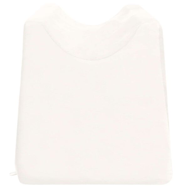 vidaXL Ben Kudde Enf&auml;rgad Vit 68 x 25 x 21,5 cm PU skum