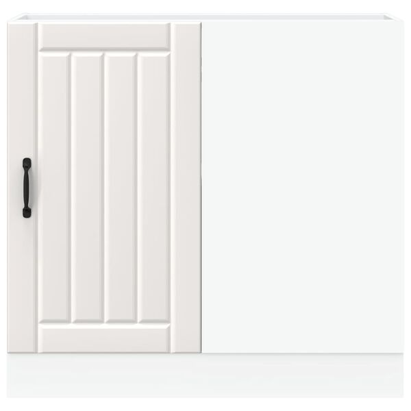 vidaXL K&ouml;kssk&aring;p nedre Lucca vit konstruerat tr&auml;