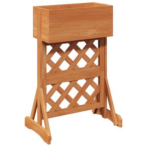 vidaXL Vertikalt tr&auml;dg&aring;rdsst&auml;ll Orange 48 x 30 x 70,5 cm Massivt Furu