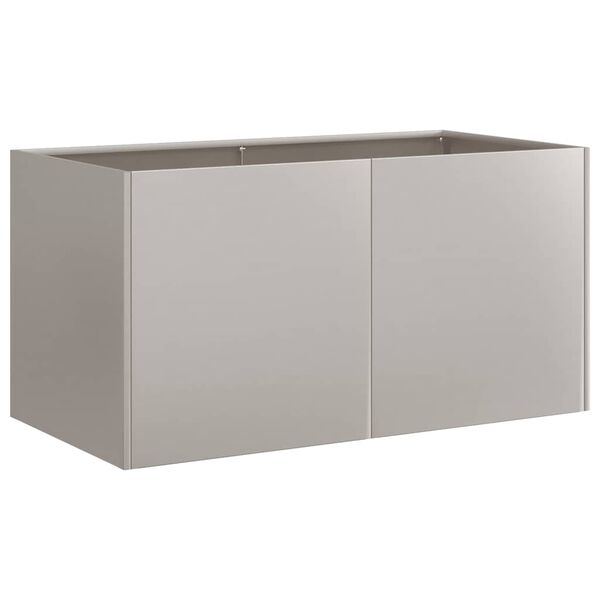 vidaXL Planteringsk&auml;rl rostig 80x40x40 cm v&auml;derbest&auml;ndigt st&aring;l