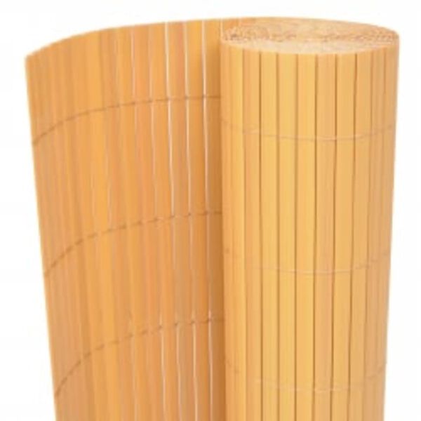 vidaXL Insynsskydd 110x500 cm gul