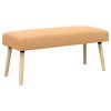 vidaXL b&auml;nk Enf&auml;rgad Beige 110 x 40 x 46 cm Boucl&eacute;