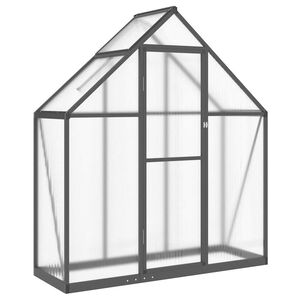 vidaXL V&auml;xthus med ram antracit 169x58x195 cm aluminium