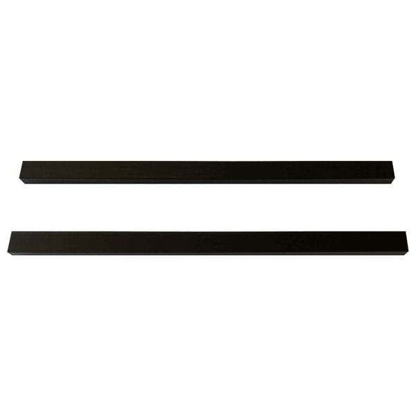 vidaXL Kompositregel 6 st svart 170x8,5x4,5 cm WPC