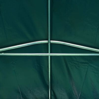 vidaXL Garagetält PVC 2,4x3,6 m grön