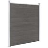 vidaXL Staketpanel WPC 180x186 cm gr&aring;