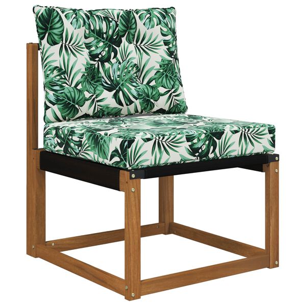 vidaXL Utomhus Soffa Kudde 2 pcs Bladm&ouml;nster Polyester