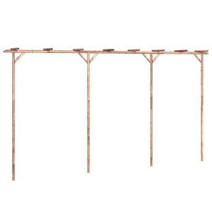 vidaXL Pergola bambu 385x40x205 cm