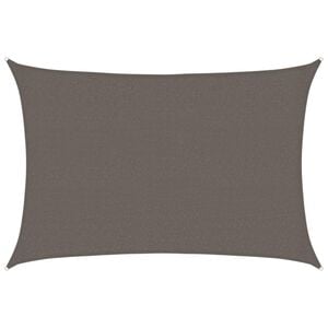 vidaXL Solsegel 160 g/m&sup2; antracit 2,5x4 m HDPE
