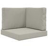 vidaXL Utomhus Soffa Kudde Polyester Gr&aring; 60 x 60 x 8 cm