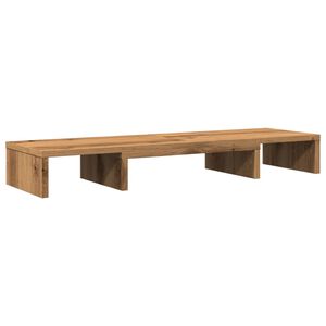 vidaXL Sk&auml;rmst&auml;ll justerbart 80x24x10,5 cm konstruerat tr&auml; ek
