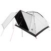 vidaXL Campingt&auml;lt 6-personers Vit Blackout Polyester och St&aring;l