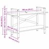 vidaXL Hyllsystem Gammalt tr&auml; 100 x 33,5 x 64 cm Konstruerat tr&auml;