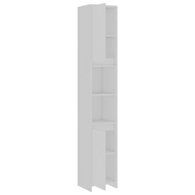 vidaXL Badrumsmöbler 3 delar vit konstruerat trä