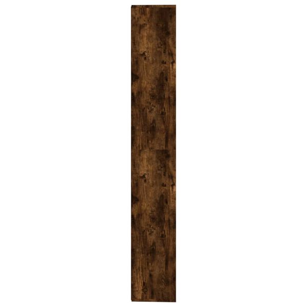 vidaXL Bokhylla r&ouml;kf&auml;rgad ek 155x24x160 cm