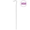 vidaXL T&auml;ltpinnar 50 st 23 cm &Oslash;3 mm galvaniserat st&aring;l