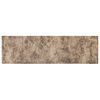 vidaXL K&ouml;ksmatta Brun betong 150 x 45 cm 100% Polyamid Tv&auml;ttbar