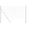 vidaXL St&auml;ngselstolpe Silver 10 x 1,2 m (40 x 40 mm n&auml;t) St&aring;l