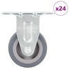 vidaXL Fasta hjul 24 st 50 mm