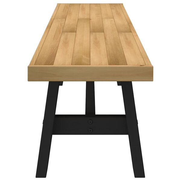 vidaXL Matsalsb&auml;nk NOAIN A-formade ben 180x40x45 cm massiv furu