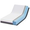 vidaXL Madrass Vitt och Grått 80 x 160 cm Minneskum