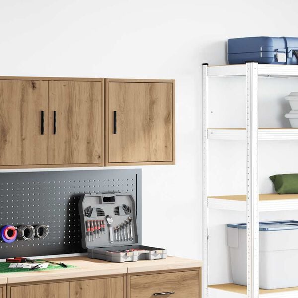 vidaXL Väggskåp för garage artisan ek konstruerat trä