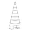 vidaXL Julgran i metall svart 210 cm