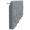 vidaXL Headboard Cushion Light Grey 120 cm Fabric