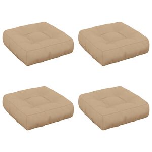 vidaXL 4-delade Sittdynor VIANEN 4 st 100% Polyester Sand