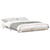 vidaXL S&auml;ngram Vit 140 x 220 cm Massiv furu