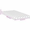 vidaXL Madrass Vit 80 x 160 cm Jacquardtyg