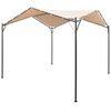 vidaXL Paviljong 3x3 m st&aring;l beige