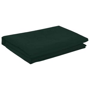 vidaXL Bordduk Fyrkantig M&ouml;rkgr&ouml;n 90 x 90 cm