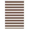 vidaXL Rullgardin zebra brun 95x100 cm tyg bredd 90,9 cm polyester