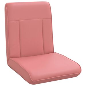 vidaXL Justerbar golvstol Rosa Konstl&auml;der